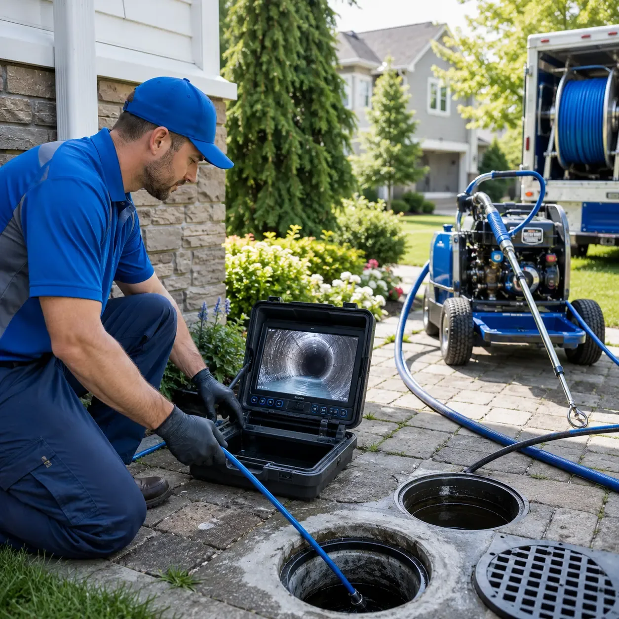 Outdoor drain cleaning professionals serving Webster, TX